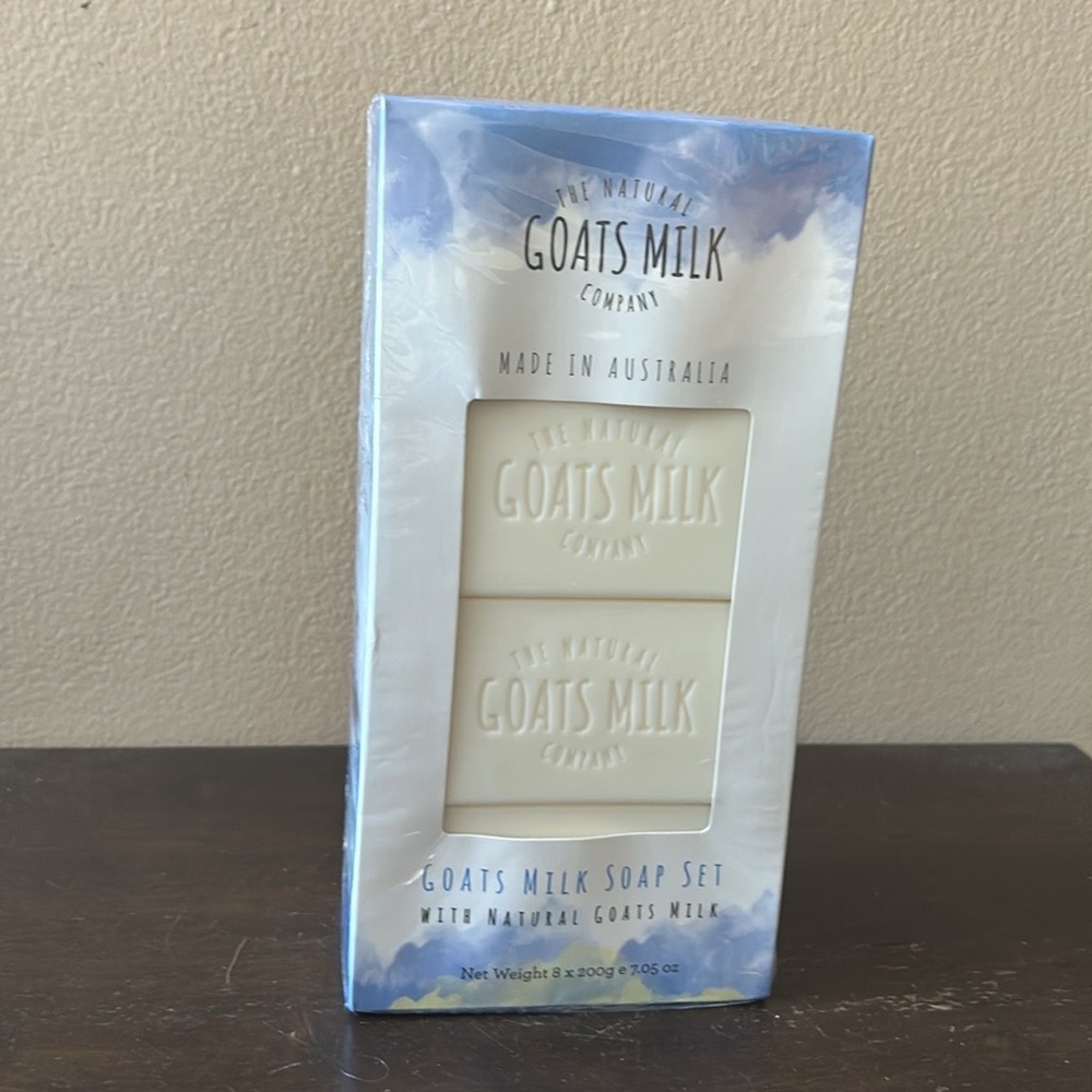 8x The Natural Goats Milk Company Goats Milk Bar Soap Made in Australia NEW